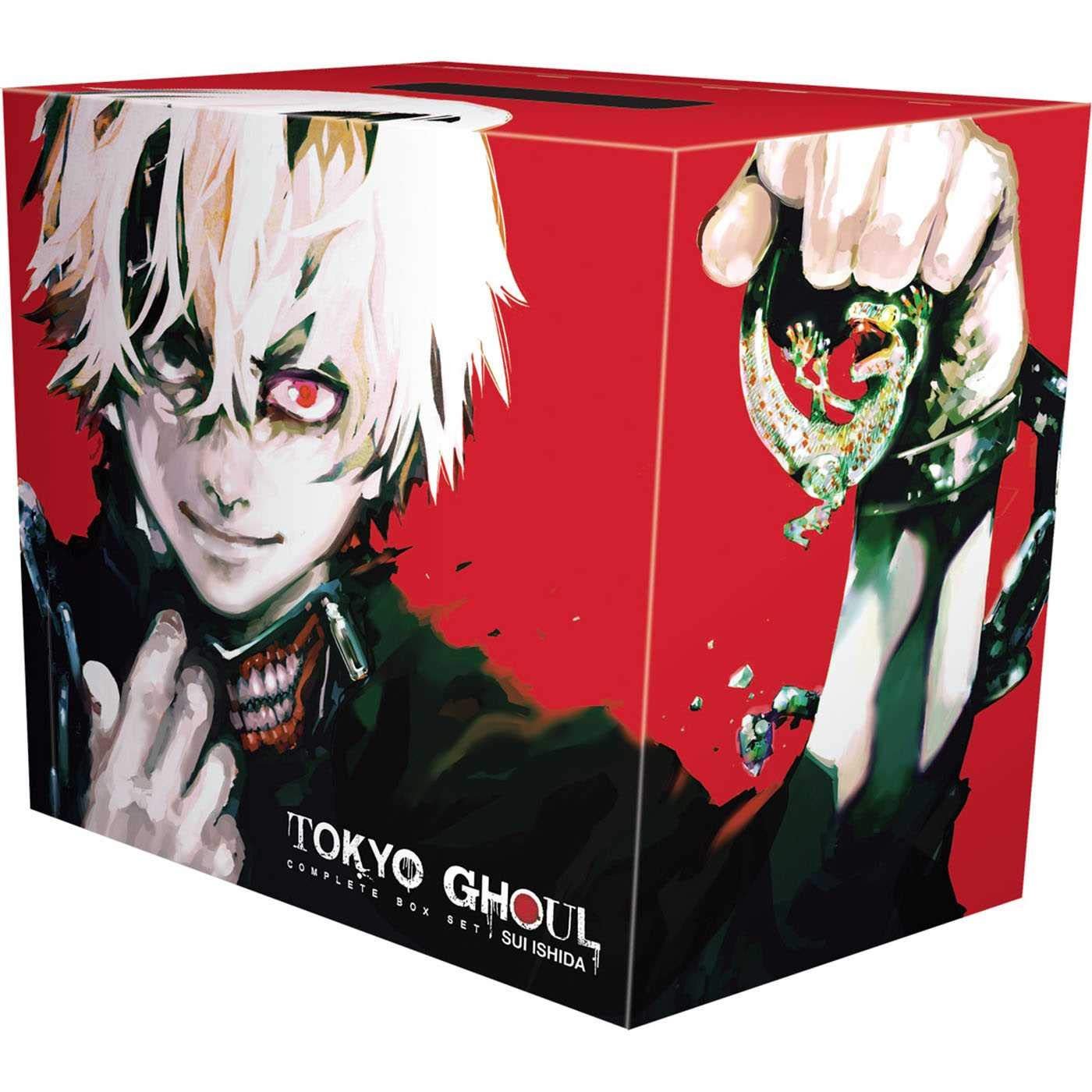 Tokyo Ghoul manga complete box set with all 14 volumes.